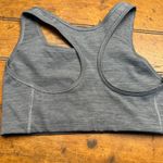 Nike  Dri Fit Medium Grey Racerback Sports Bra Activewear Workout Photo 1