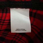 EXPRESS ‎ Dress Womens XS Red Black Plaid Shirt Dress Twist Front Office Casual Photo 7