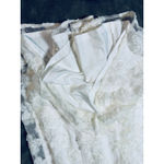 Lulus NWOT  Medium Delightful Charisma White Embroidered Sequin Mesh
Midi Dress Photo 3