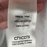 Chico’s Women’s Cotton Pullover Crew Neck Long Sleeve T Photo 4