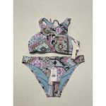 Nanette Lepore  Hannah High Neck Marrakesh Megerie‎ Bikini Set Swim Set Size 10 Photo 16