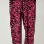 Carbon 38  Swirly Animal Print Leggings XS Pink Photo 1