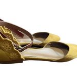 Torrid YELLOW SCALLOPED FLATS sz 8W Photo 1