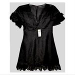 BCBGeneration NWT Revolve × Black Fit and Flare Ruffle Mini Dress Photo 2