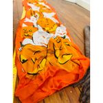 American Vintage Vintage Pumpkin White Ghost Ghoul Happy Smile Halloween Scarf Tie Photo 4