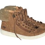 UGG  Alameda Women’s Leather Mid Zipper Sneaker Boot Chestnut size 6 Photo 1