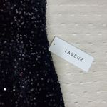 Lavetir Sequin One Shoulder Bodycon Mini Dress Prom Dance Size S Black Photo 6