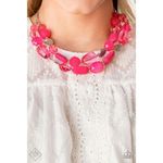 Paparazzi Oceanic Opulence Pink Necklace (111) Photo 0