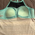 ZeroXposur  High Neck Tankini Top| Blue Ikat Print | Strappy Back- Sz 14 Photo 4
