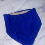 Shade & Shore Large Royal Blue Bikini Bottoms High Waisted Swim Bottoms ruched Photo 2