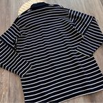 Vintage polo sport Ralph Lauren blue striped oversized turtleneck sweater Size XL Photo 5
