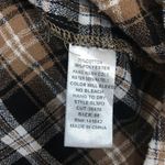 She & Sky Boutique brown black LACE UP PLAID DRESS Medium Photo 20