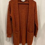 Anthropologie  pumpkin heather boho oversized open front soft sweater pockets Photo 8