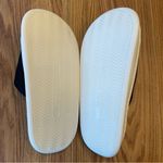 Black and Yellow Smiley Face Slipper Slides Size 8 Photo 3