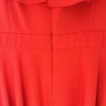 Jay Godfrey  cocktail dress size 14 tomato red orange lined nwot $445 Photo 9