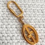 Gucci Vintage Double G Gold Plated Keychain With Original Box Photo 3