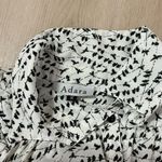 Adara Women's M Long Sleeve Bird Print Button Up Shirt Preppy Size M Photo 2