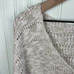 American Eagle Open Knit Crochet Side Split Hem Sweater Size Large Beachy Boho Photo 3