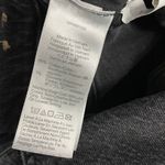 Madewell Mid Rise Perfect Vintage Straight Jeans Ripped Edition Black womens 28 Photo 14