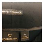 Worthington Women’s Dress Professional Button Zipper Style Perfect Trouser Sz 8 Photo 2