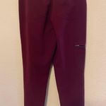 FIGS Burgundy Joggers Photo 2