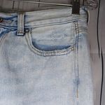 American Eagle Outfitters Lightly Distressed Mom Jeans Light Blue Photo 6