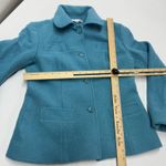 Pendleton  Coat Womens Small Blue Vintage Button Up Merino Wool Pea Jacket Photo 4