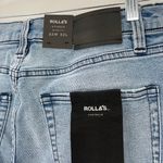 ROLLA'S‎ Women's Ford Blue Stretch Stinger Skinny Fit Denim Jeans Size 32W 32L Photo 9