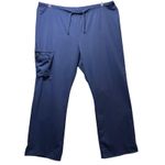 Jockey Scrub Pants 2X Navy Blue Drawstring Cargo Pocket Comfort Fit Size XXL Photo 0