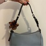 Coach  Vintage y2k Chelsea 8E99 Powder Blue leather bag brown strap Photo 8