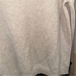 Anthropologie Veda x Reformation cashmere lamb leather sweater beige suede crewneck ribbed Photo 8