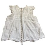 Rails Filomena Bright White Ruffled Women's Top Photo 4