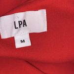 LPA x Revolve off the shoulder red mini dress size medium Photo 10