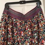 Rafaella  Floral Ruffle Layered Pleated Midi Skirt Flowy Versatile Photo 4
