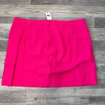 J.Crew NWT Linen Blend Pink Button Front Skirt O14 Photo 1