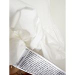 Mango White Bubble Hem Mini Dress Size Small Square Neck Stretch Photo 6