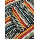 Kathmandu Imports Womens Hoodie Tunic Sz S/M Aztec Tapestry Embroidered Hippie Photo 8