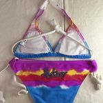 Hooters Bin 41 #6 New  Vintage 2Pc Dye Tye Bikini Swimsuit Size Small Spots Photo 4