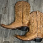 Old West Ladies  Brown Leather Western Boots Photo 1