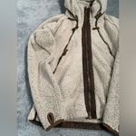 Kuhl  Cream and Brown Women's fleece zip up Jacket Photo 1