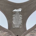 Avia  Seamless Zip Front Racerback Sports Bra Beige Heather Women’s Small S Photo 3