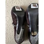 Barbara Bui brown Suede Platform sky high Peep Toe high Heels US 8 Made in Italy Black Photo 14