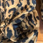 Bebe  Leopard Print Fully Lined Coat W/Matching belt /Pockets Sz XS -EUC Photo 8