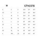 Chico's  Travelers Black Acetate Oriental Printed Causal Blouse Women's Size XL Photo 9