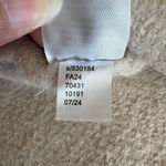 Ann Taylor faux suede trim sweater jacket beige size XL Photo 14