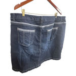 Women's CJ Banks Denim Sport Skirt 20W Blue Photo 3