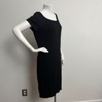 Lafayette 148 New York Women's Black Short Sleeve Sheath Dress Size 10 Photo 2