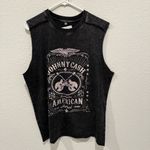 Johnny Cash Tank Medium Black Photo 1