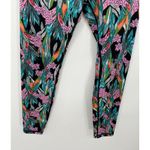 MINKPINK Women Mid Rise Cropped Leggings Size S Tropical Floral Workout Training Photo 2