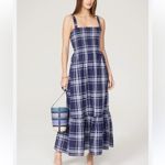 Hill House The Anjuli Nap Dress in Navy Plaid Photo 1
